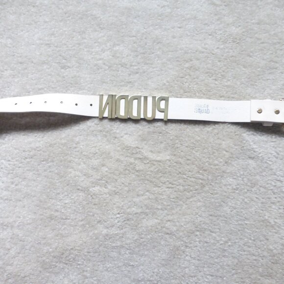 DC Comics Harley Quinn Suicide Squad "PUDDIN" off white choker - Picture 5 of 12